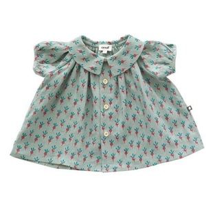 Oeuf Short Sleeve Radishes Blouse